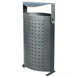 Poubelle de rue Arco Iris avec couvercle rabattable - 85 litres