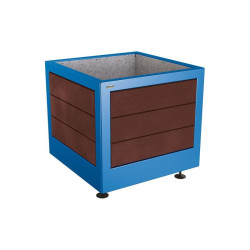 Bac à palmier Silaos acier et plastique recyclé