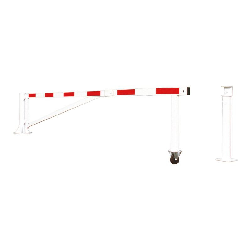 Poteau de réception pour barrière pivotante