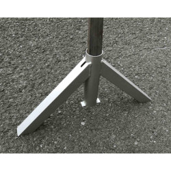 Pied amovible pour panneau électoral Eco Procity - 3 x 3 cm