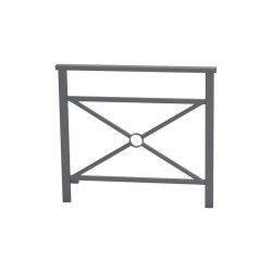 Barrière de ville main courante avec coloris et designs au choix