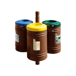 Corbeille Guyenne pour tri sélectif City 40 litres