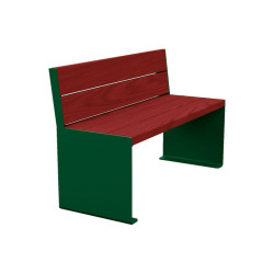 Banc bois et acier KUB.