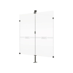 Bardage latéral en verre sécurisé