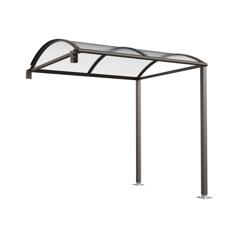 Abri extérieur en polycarbonate modulable modèle Procity Voûte