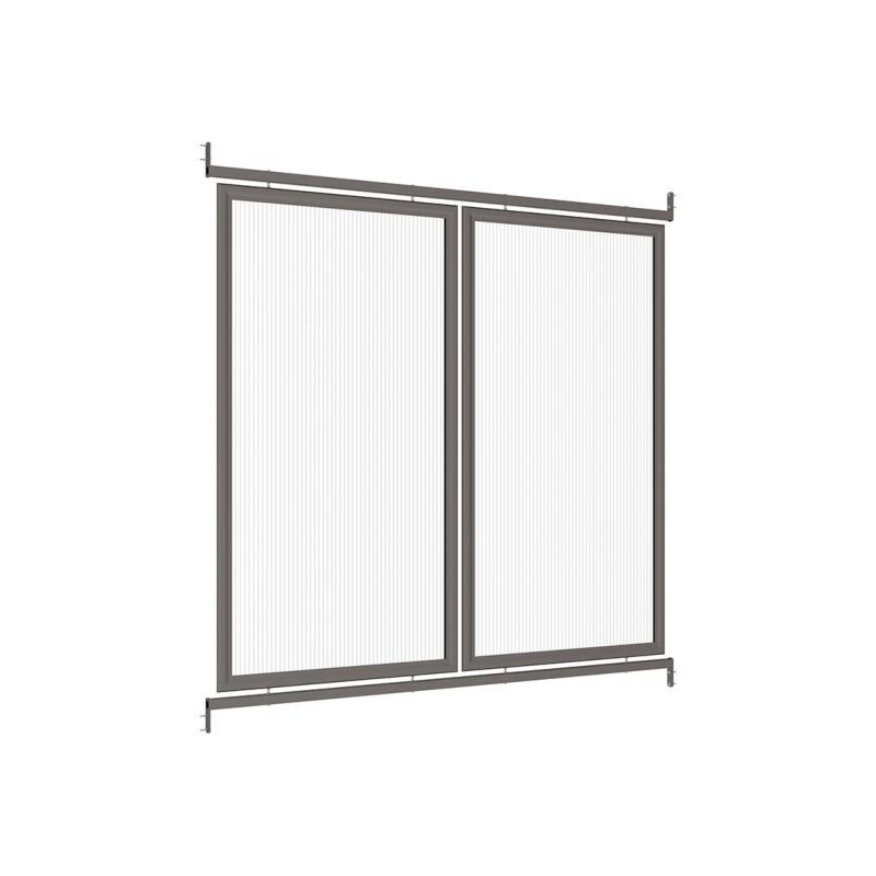 Bardage de fond et latéraux pour abri vélos en polycarbonate Procity