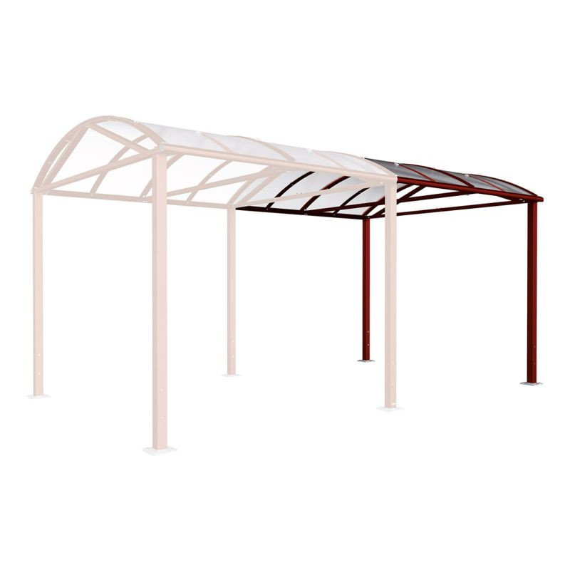 Abri extérieur Voûte "L" Procity avec ou sans bardage