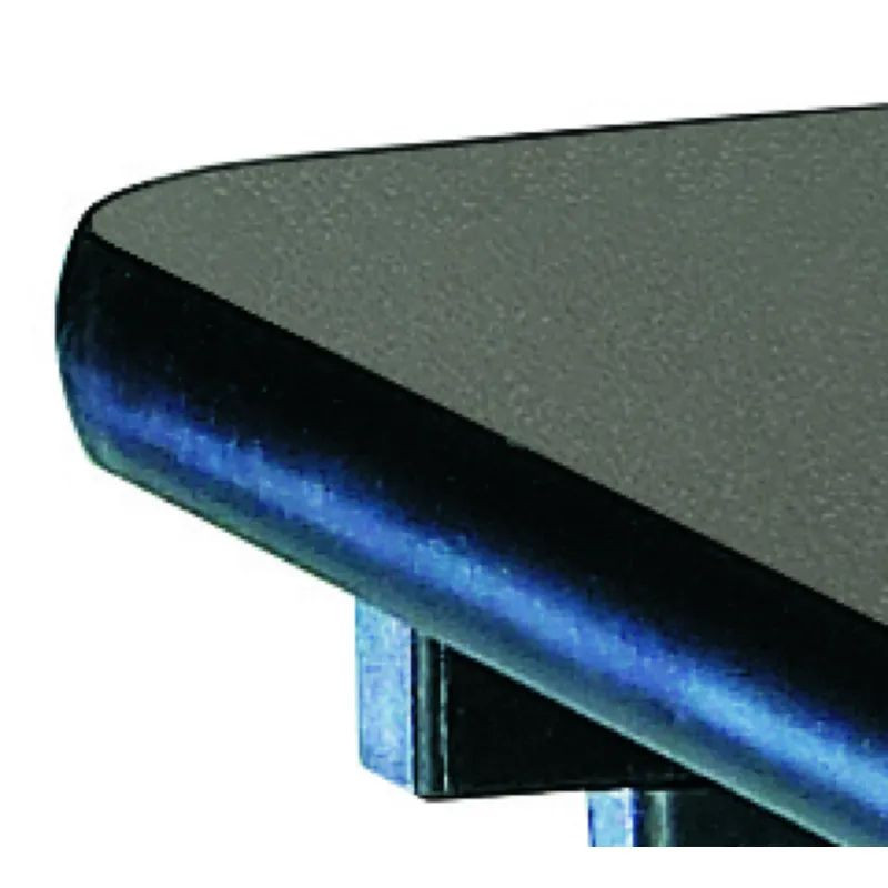 Poutre avec chaises ISO, assise et dossier tissu M1, structure acier noir ou chromé, plusieurs coloris de tissu disponible