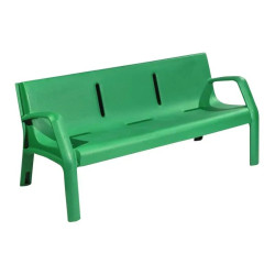 Banc public en plastique recyclable Alvium