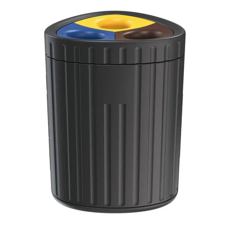 Poubelle de recyclable 3 compartiments 60 litres - Roma