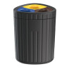 Poubelle de recyclable 3 compartiments 60 litres - Roma