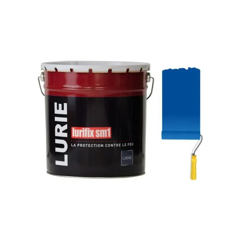 Peinture anti feu M1 couleur sur support déjà M1 Lurie Lurifix SM1