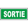 Panneau d'évacuation sortie