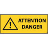 Panneau attention danger