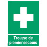 Panneau trousse premiers secours