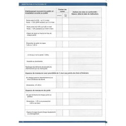Registre public d'accessibilité format A4 - 32 pages