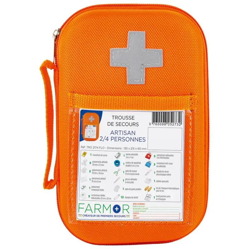 Trousse de secours artisan 2 à 4 personnes