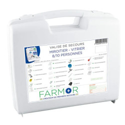 Valise de secours miroitier à vitrier 8 à 10 personnes