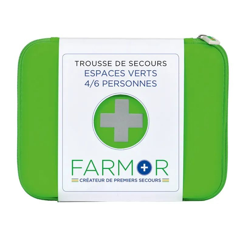 Trousse de secours espaces verts &amp; élagage 4 à 6 personnes