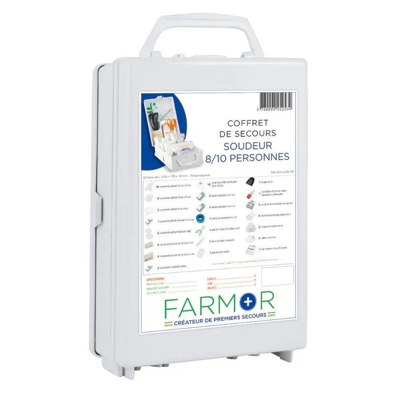 Coffret de secours soudeur 8 à 10 personnes