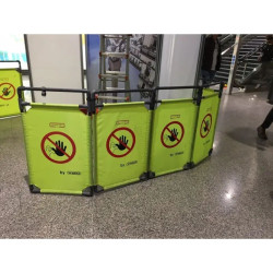 Barrière d'intervention paravent - Accès interdit
