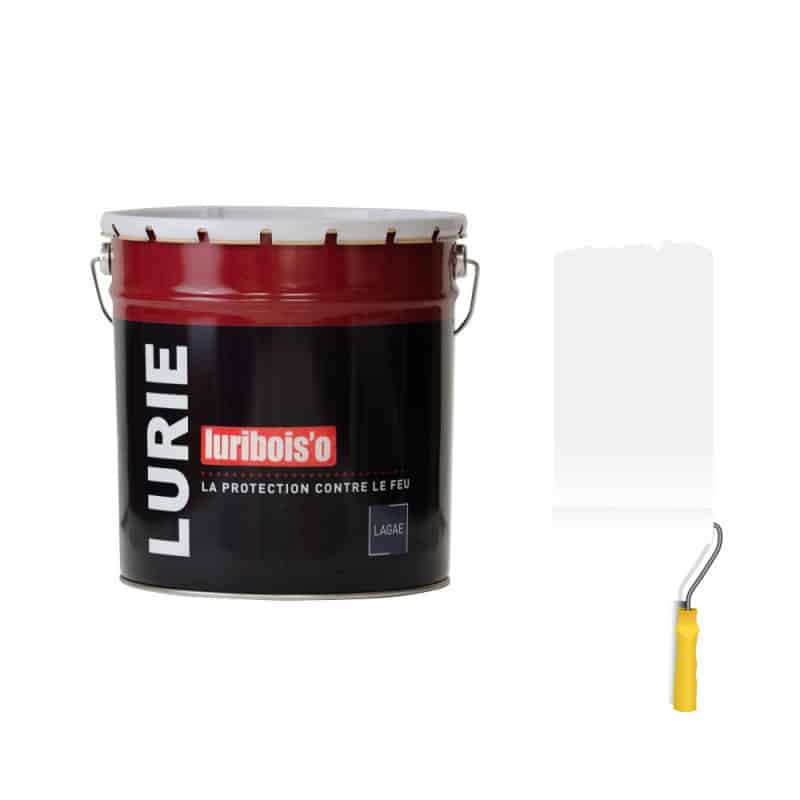 Peinture intumescente bois blanc mat Lurie Luribois'O - Sécurité incendie