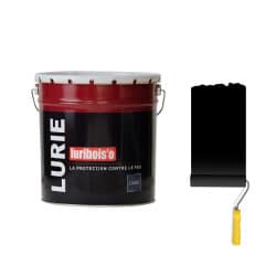 Peinture intumescente bois noir mat Lurie Luribois'O