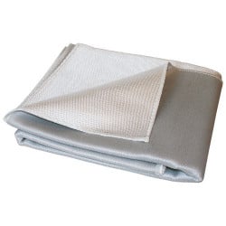 Toile anti chaleur 1200°C en fibre de verre enduit polyuréthane