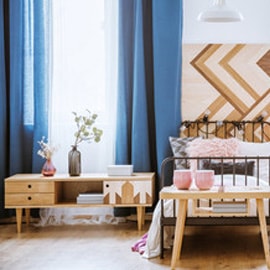 Rideau pare soleil anti feu M1