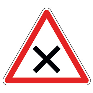 Panneau d'intersection