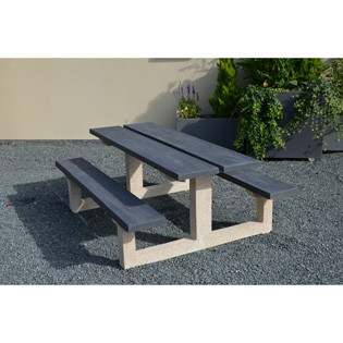 Table pique nique béton