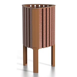 Corbeille de ville éco responsable