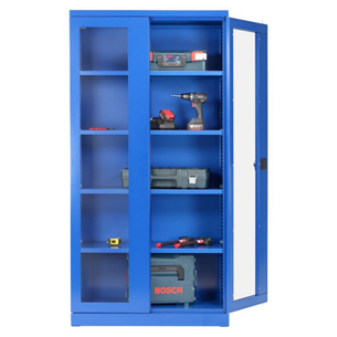 Armoire portes vitrées