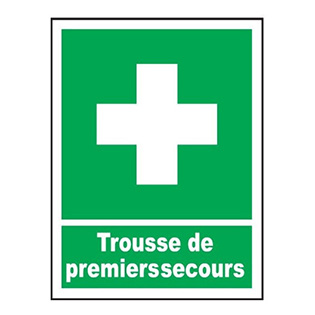 Panneau premiers secours