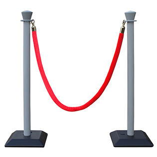 Poteau de balisage à corde