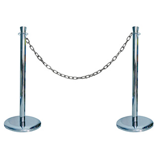 Poteau de balisage à chaîne