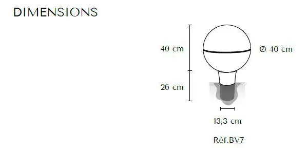 Dimensions borne Serem Lune