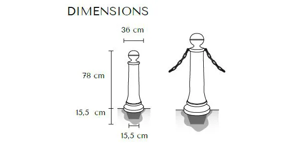 Dimensions borne Serem Phare
