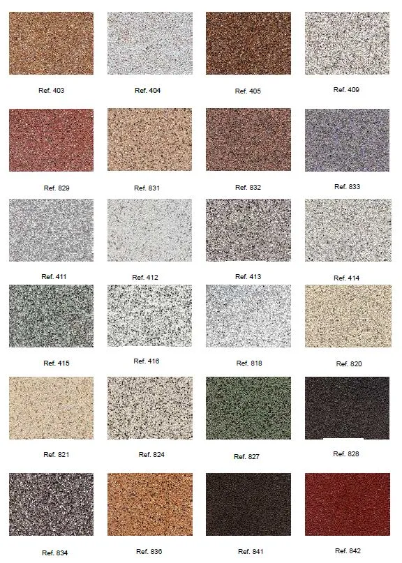 Couleur poubelle béton gravillon