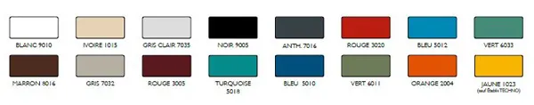 Couleur pour casiers