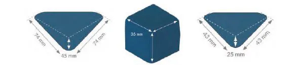 Dimensions Wattelez Angl'Isol 90°