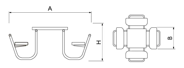 Dimensions jeu d'echecs collectivités Benito
