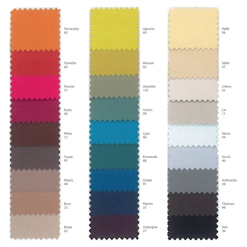 Echantillons couleur tissu occultant M1 Opale 2