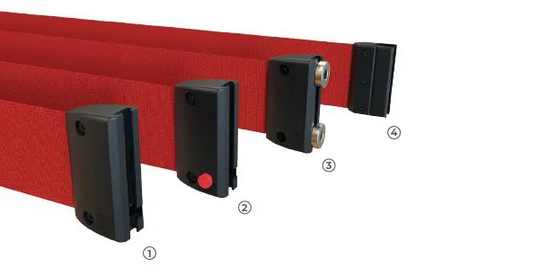 Option embout pour poteau de guidage