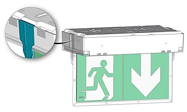 Etape 1 pose en drapeau BAES et LSC Lumio