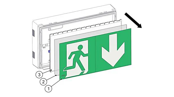 Etape 2 pose en drapeau BAES et LSC Lumio