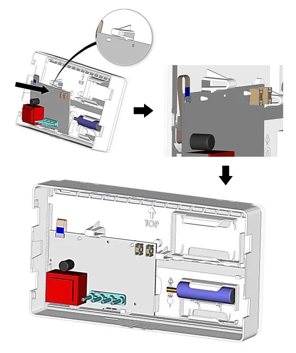 Etape 7 pose en drapeau BAES et LSC Lumio