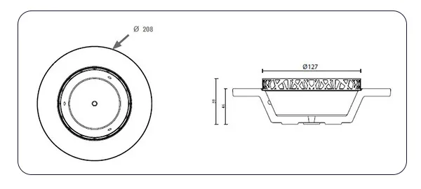 Dimensions jardinière béton avec assise