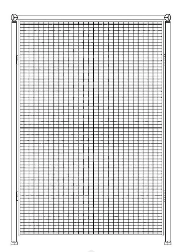 Manuel étape 4 du kit porte pour cloison X-Guard