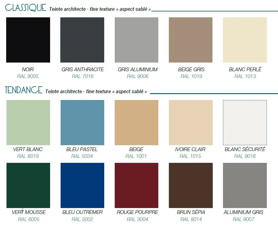 Nuancier BAL Edelen acier